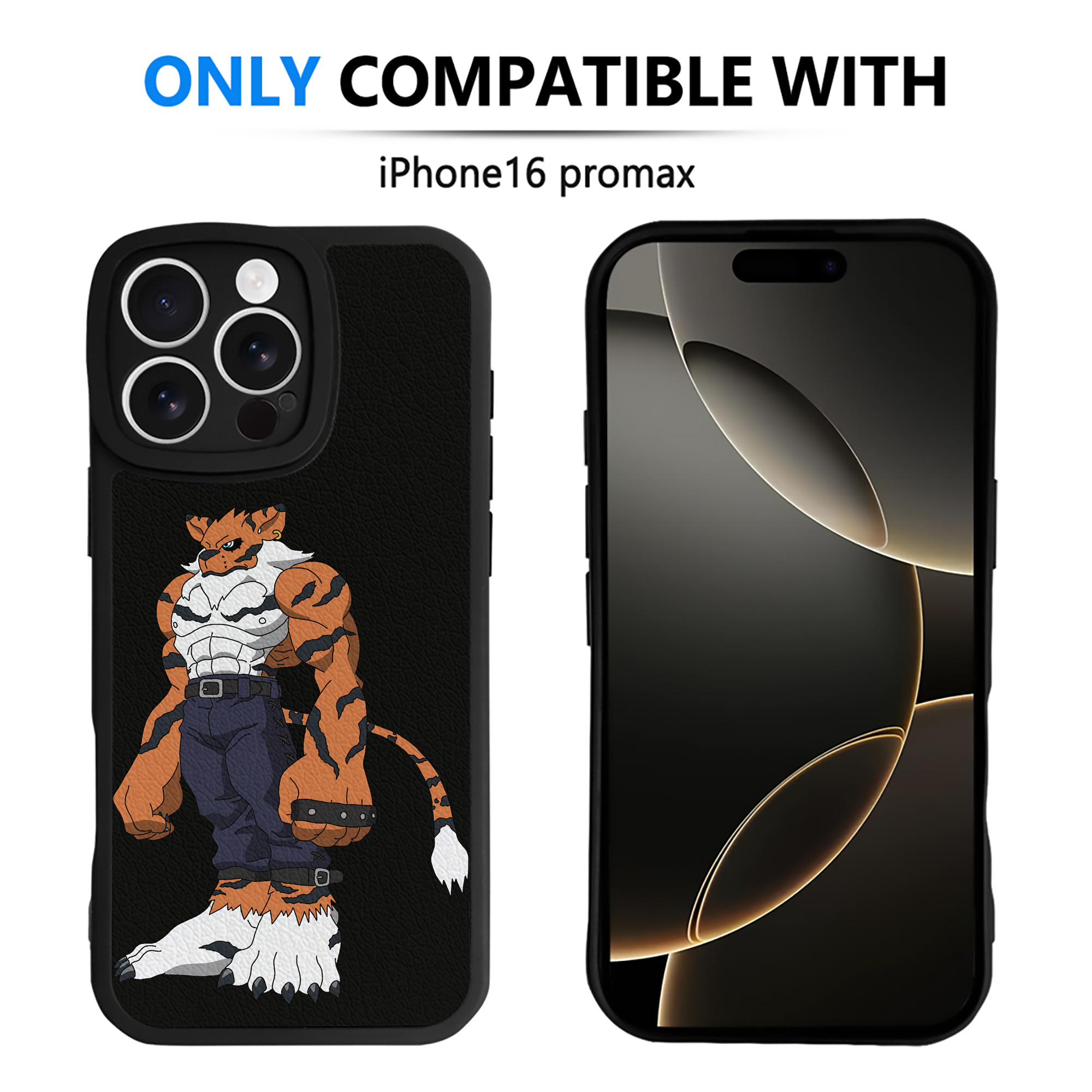 （画像用） Digimon デジタルモンスター/デジモン 【iPhone 16シリーズ対応】シリコンスマホケース（レザー調） 材質：シリコン